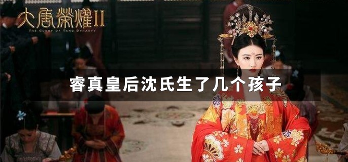 睿真皇后沈氏生了几个孩子