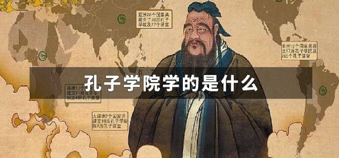 孔子学院学的是什么